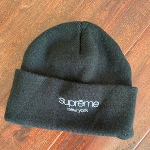 Supreme Radar Beanie with Brim black FW19